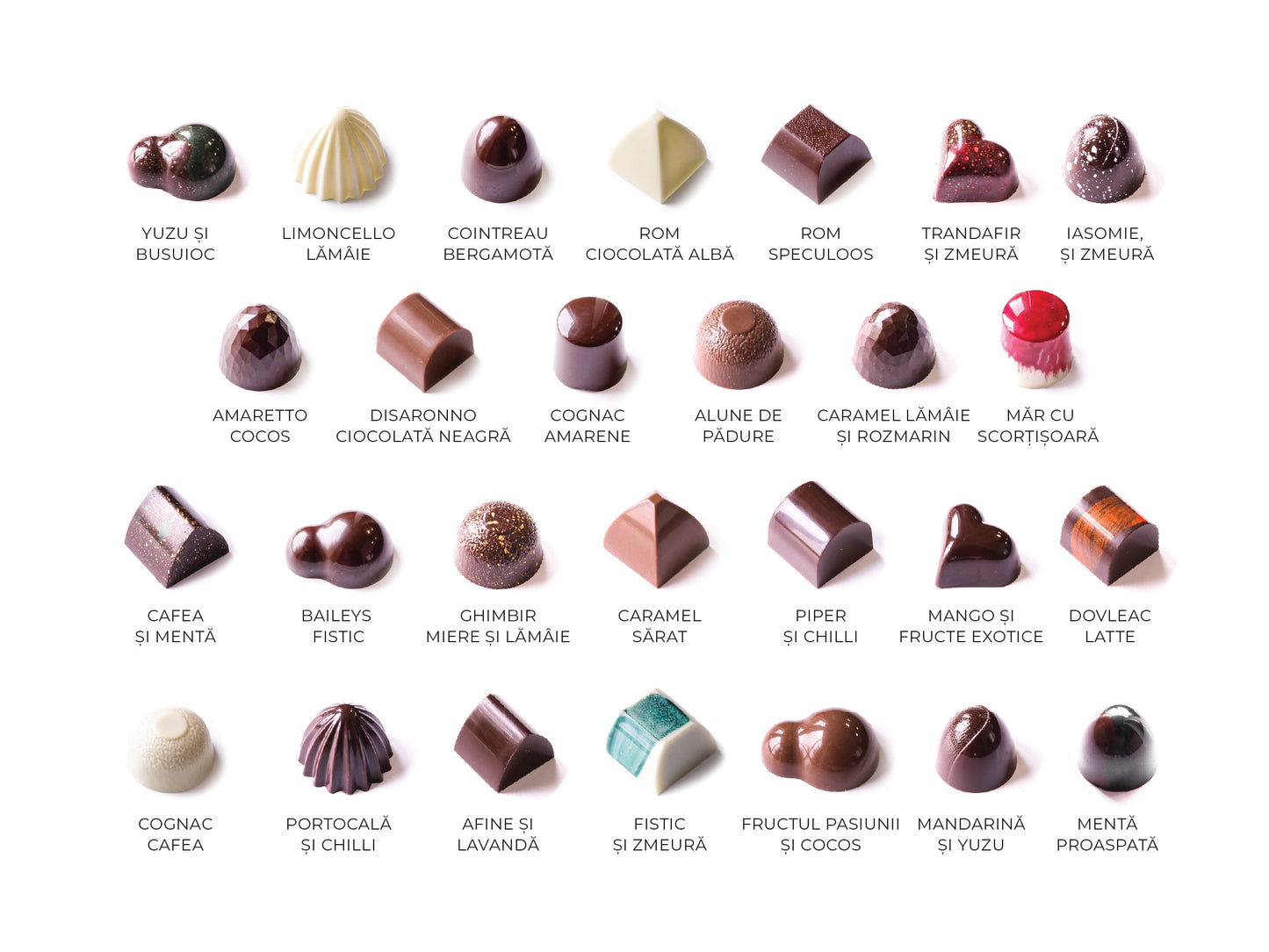 Colectia MARSEPE - Colectia de 30 praline belgiene artizanale unice