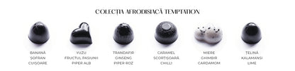 Colectia TEMPTATION -  6 praline belgiene afrodisiace  - Can you resist?