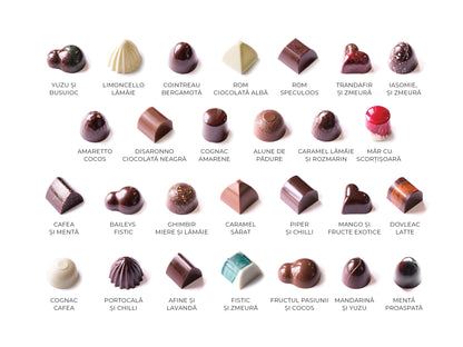 Colectia MARSEPE - Colectia de 30 praline belgiene artizanale unice