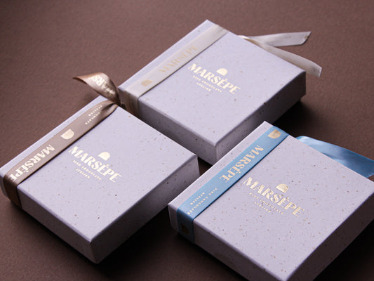 Premium artisanal Belgian pralines - Pack of 3 MARSEPE boxes